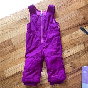 Columbia Kids' Vibrant Purple Snowpants